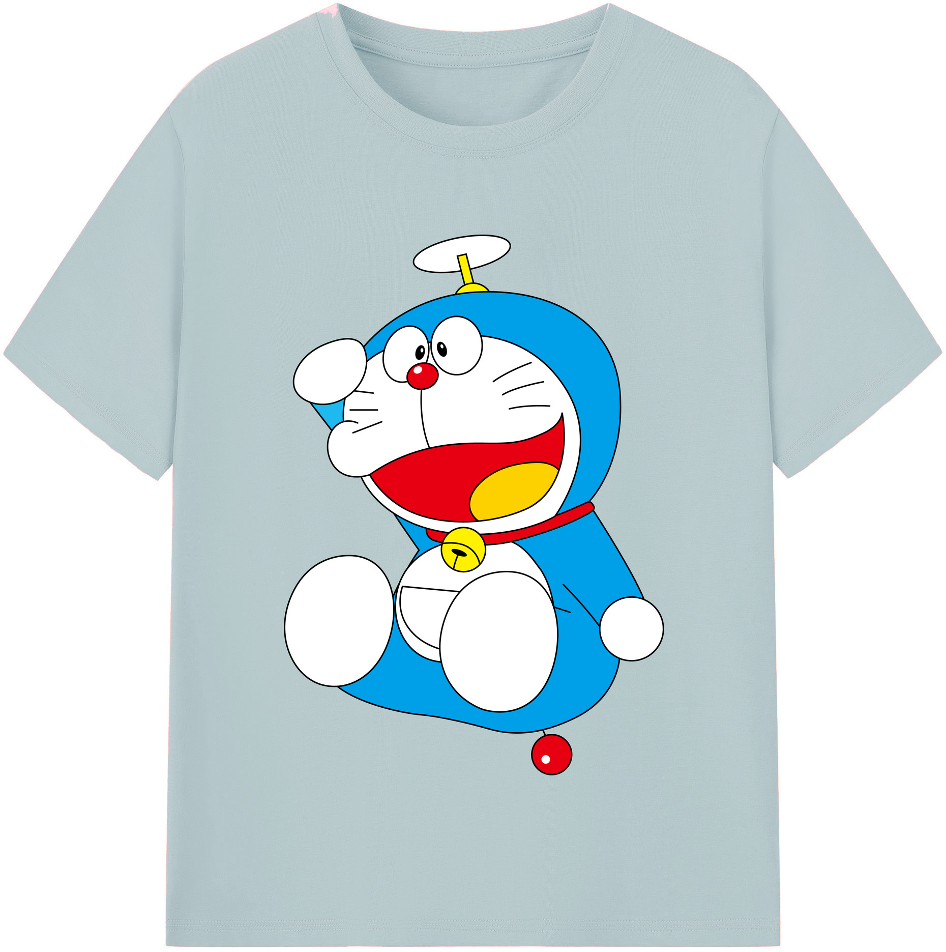 （画像用） ドラえもん Doraemon 綿100％半袖Tシャツ（フロントプリント）